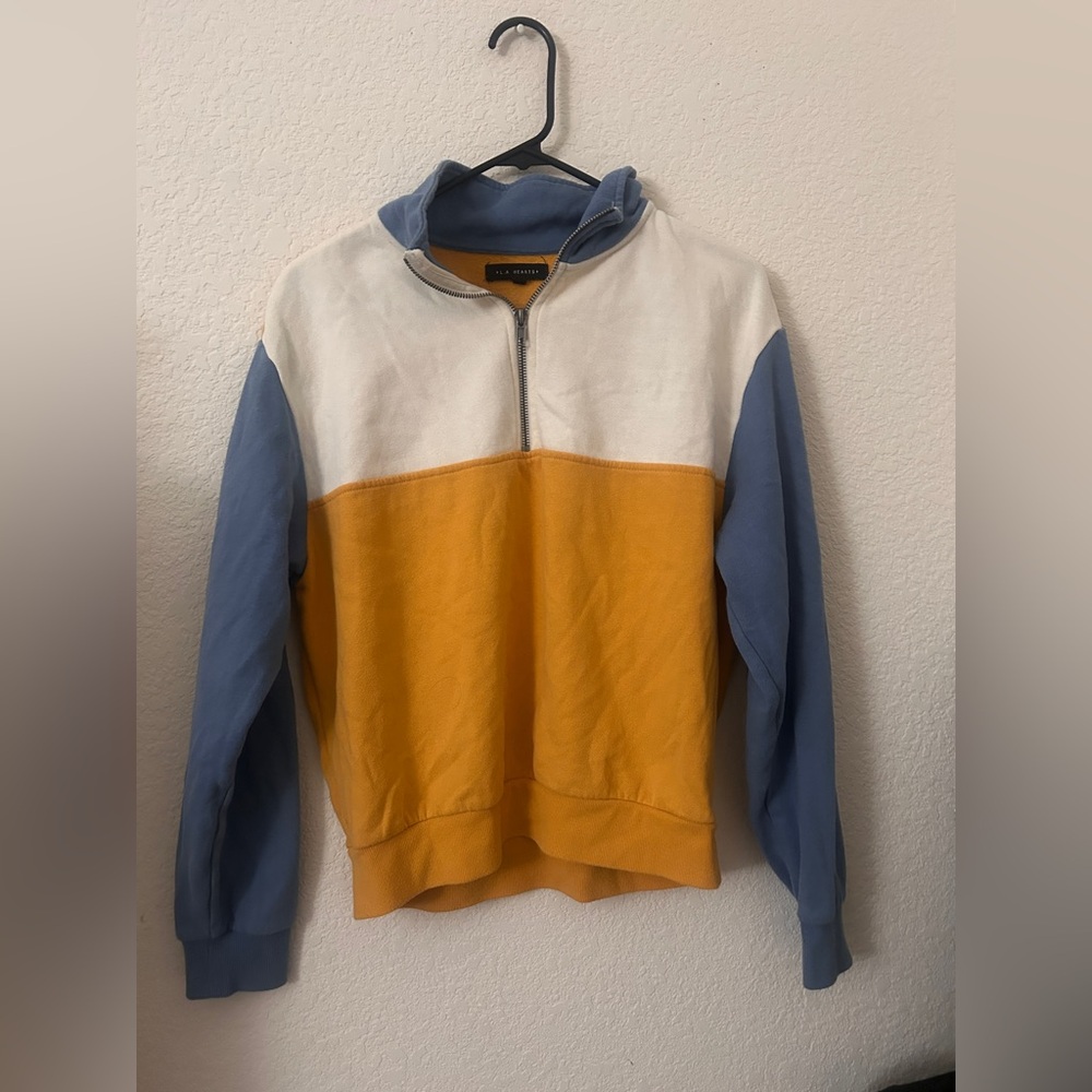 L.A. Hearts Colorblock Half Zip Pullover Sweatshirt Women’s Small
